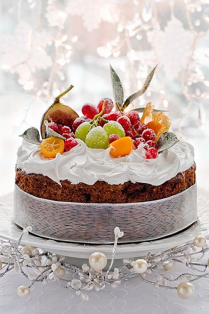 6 Photos of Elegant Birthday Cakes For Christmas