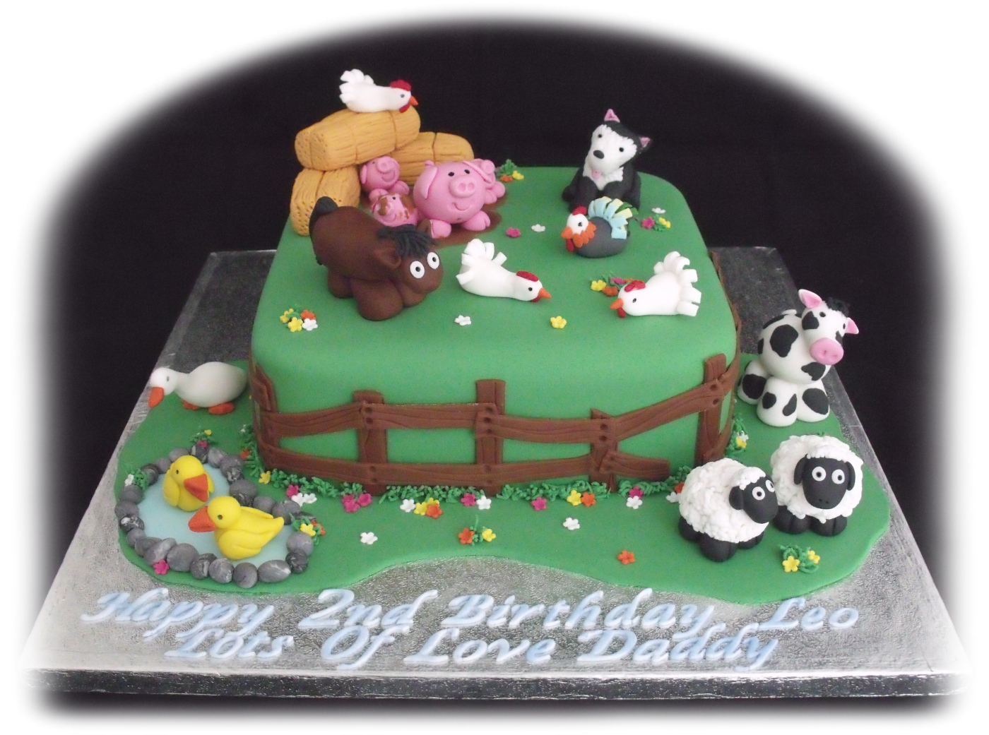 Farm Animal Cake Decorations