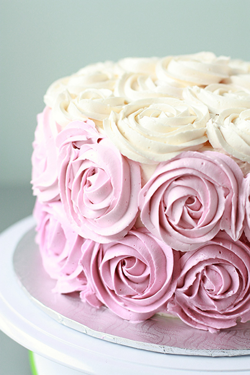 Flower Cake with Icing