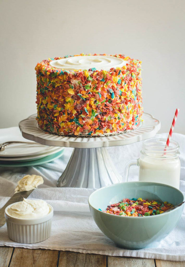 Fruity Pebble Cake Decorating Ideas