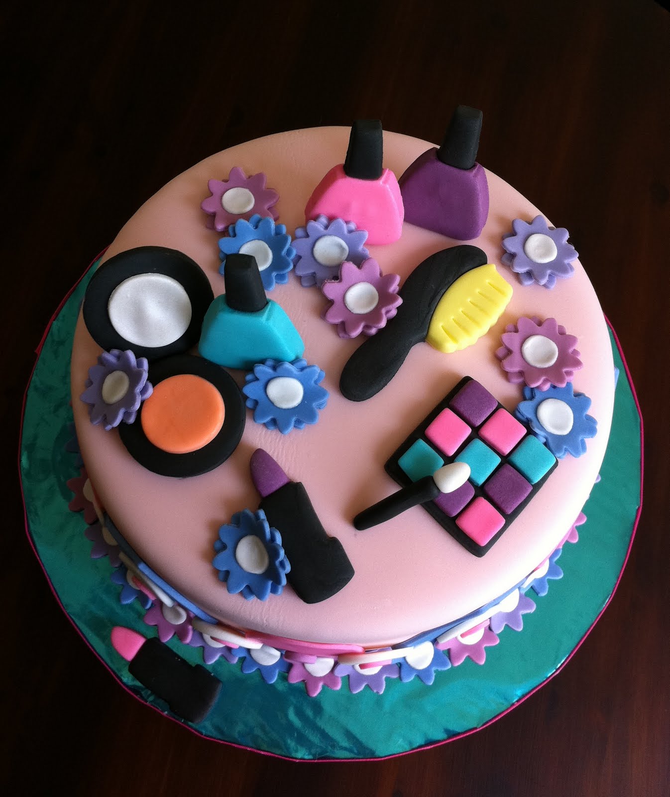 Girls Spa Birthday Cake Ideas