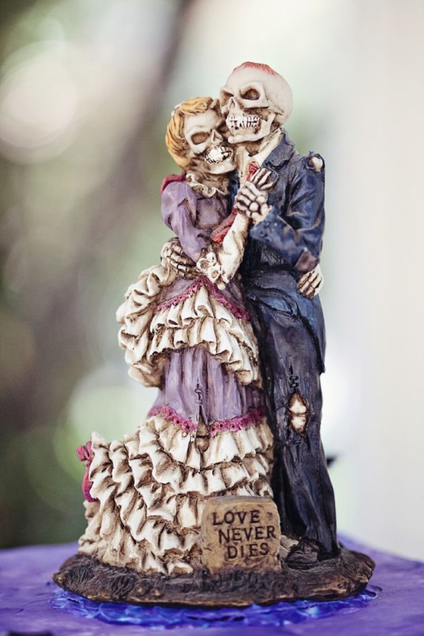 Halloween Wedding Cake Topper