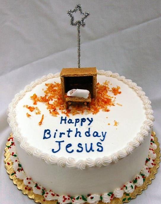 Happy Birthday Jesus Cake