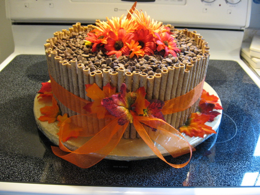 Happy Fall Birthday Cake