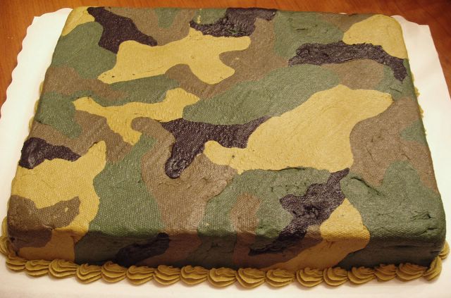 Hunting Camo Sheet Cakes