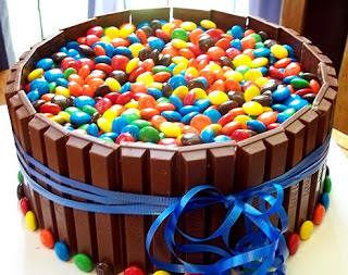 M Birthday Cake Idea