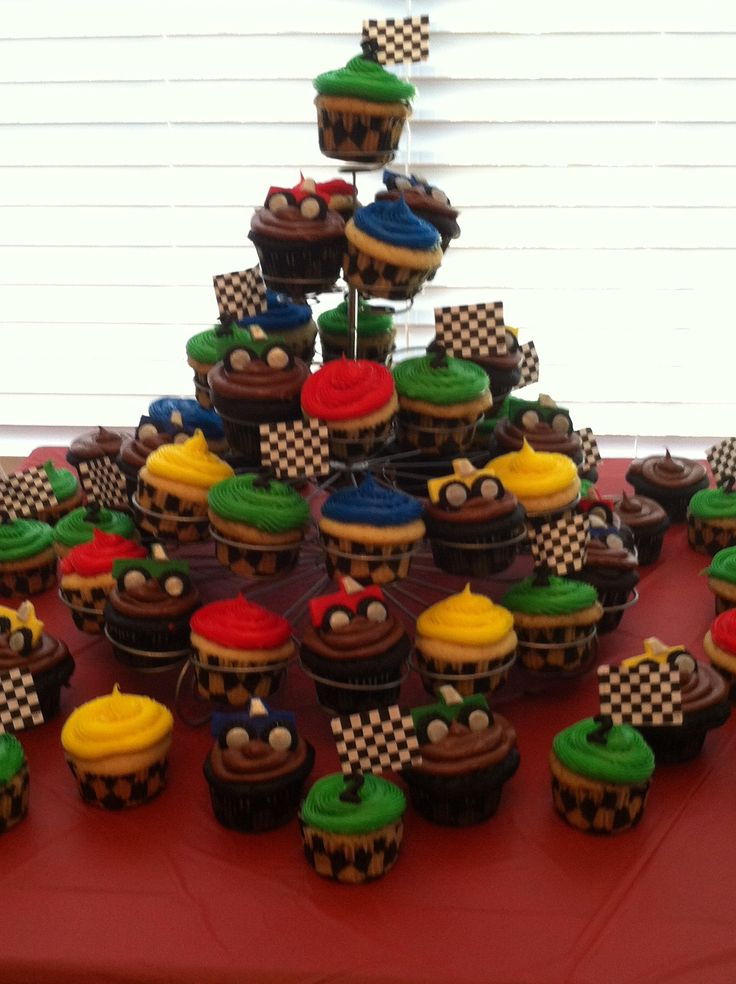 Monster Truck Cupcake Ideas