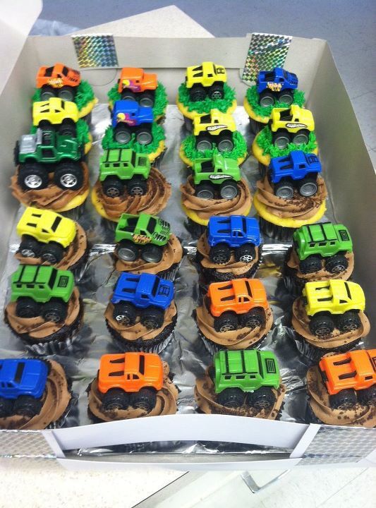 Monster Truck Cupcake Ideas