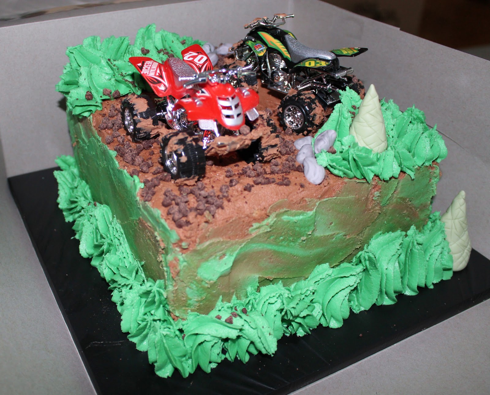 Mudding Four Wheeler Birthday Cake Ideas