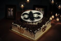 New Orleans Saints Birthday Cake