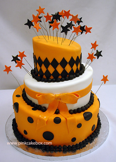 8 Photos of Topsy Turvy Halloween Birthday Cakes