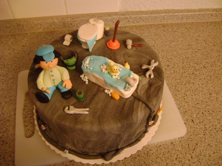 Plumbing Birthday Cakes