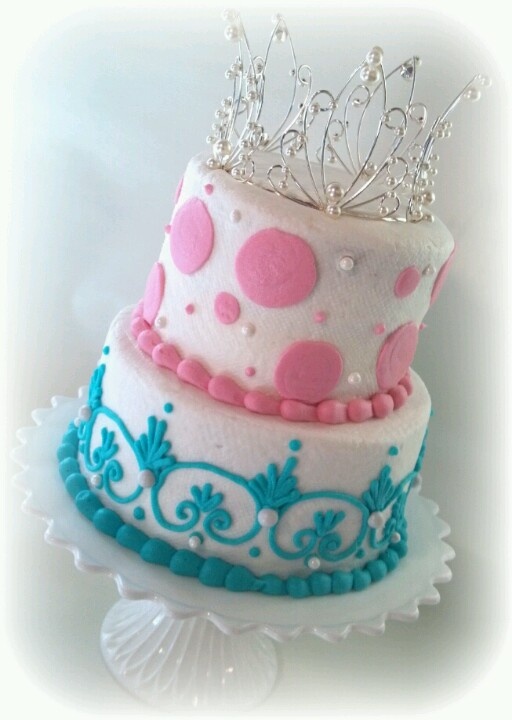 Princess Birthday Cake with Tiara