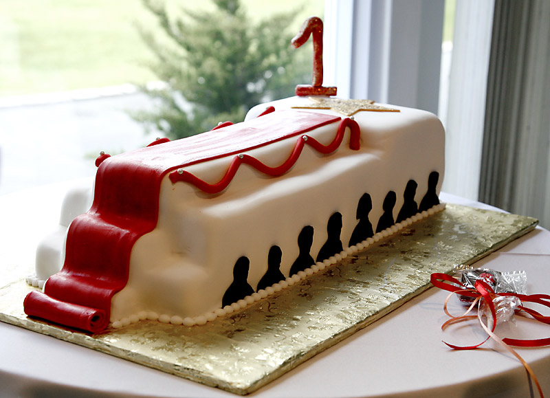 Red Carpet Birthday Cake