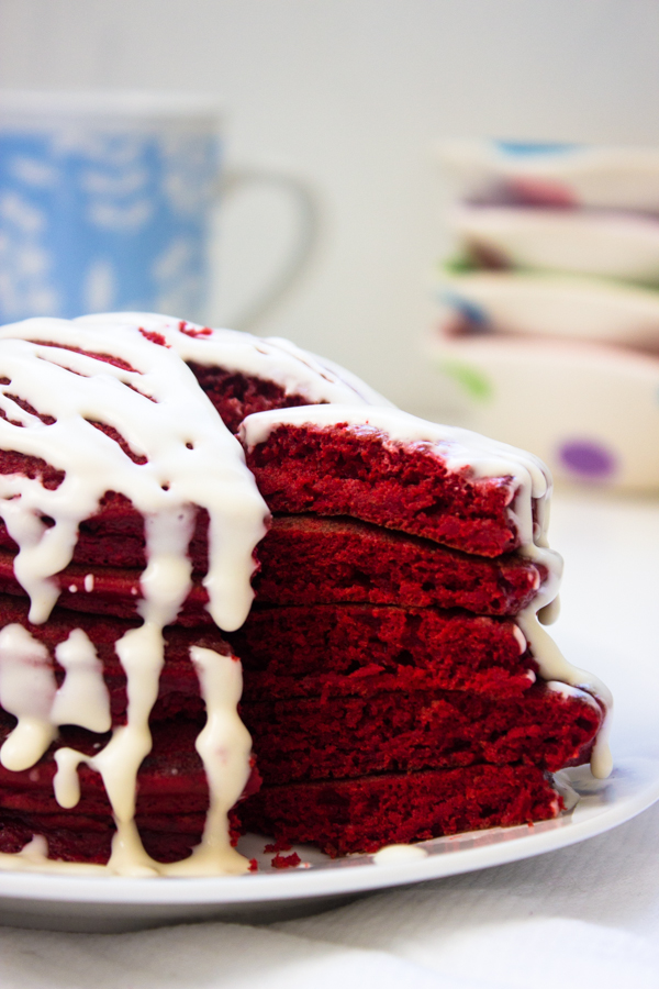 9 Photos of Red Velvet Cake Batter Pancakes