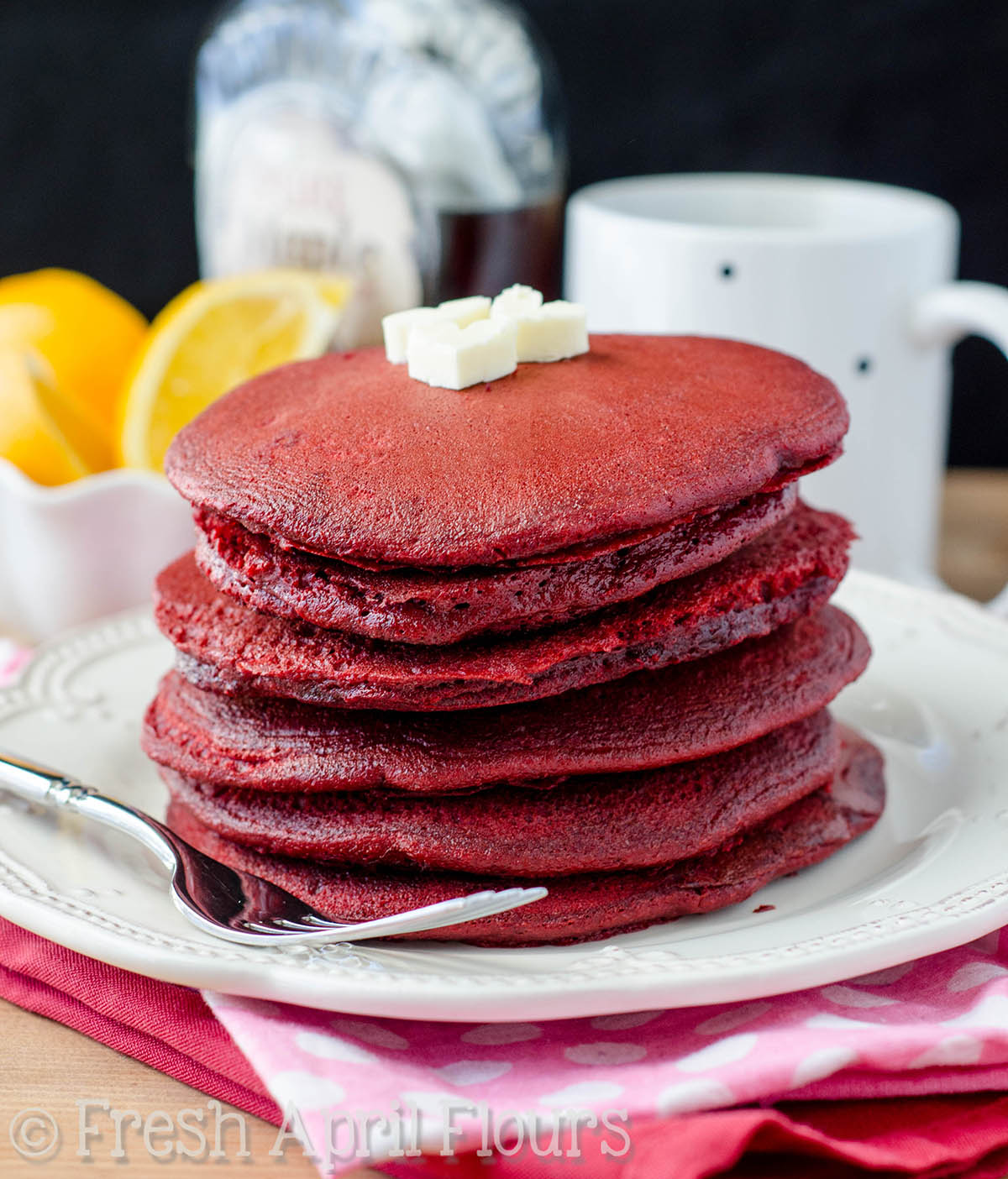 Red Velvet Pancakes