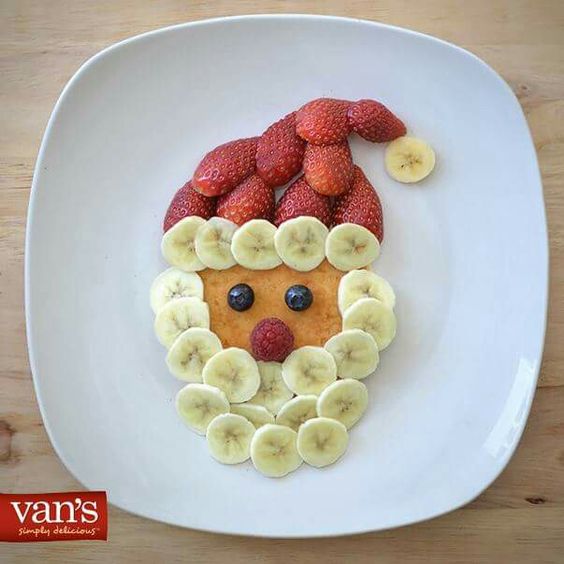 Santa Faces Christmas Pancakes Recipe