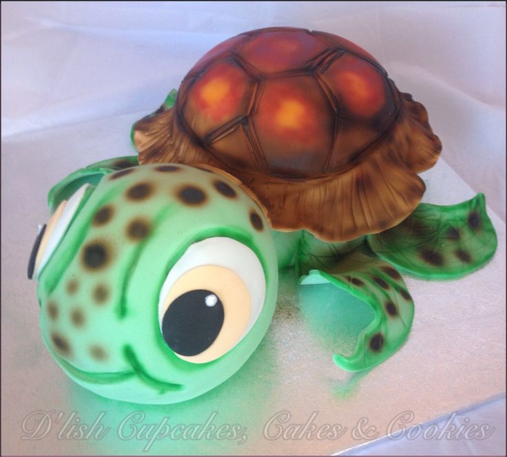 Sea Turtle Birthday Cake