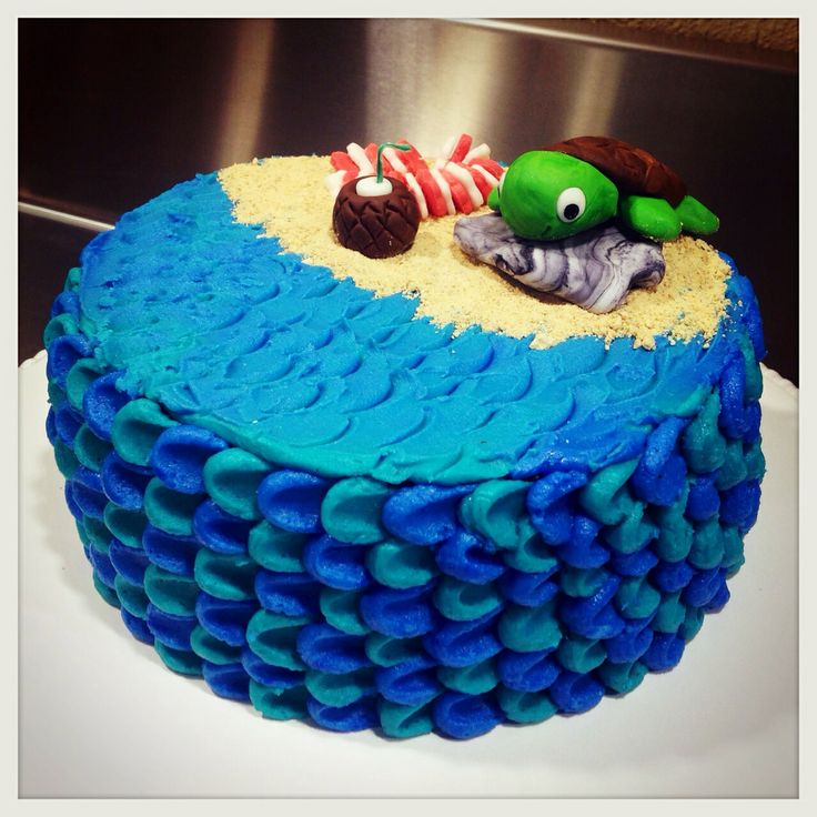 Sea Turtle Cake