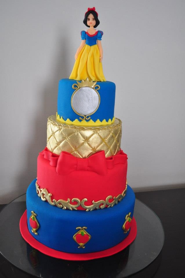 Snow White Birthday Cake