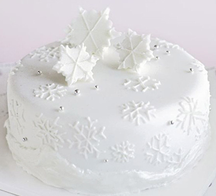 Snowflake Cake Decorations