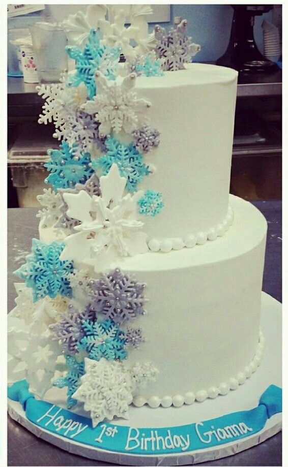 Snowflake Cake