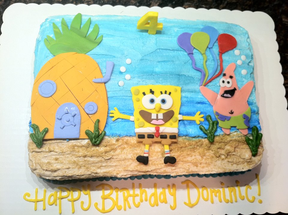 Spongebob SquarePants Birthday Cake