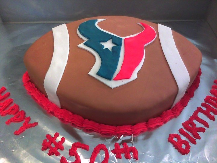 Texans Birthday Cake