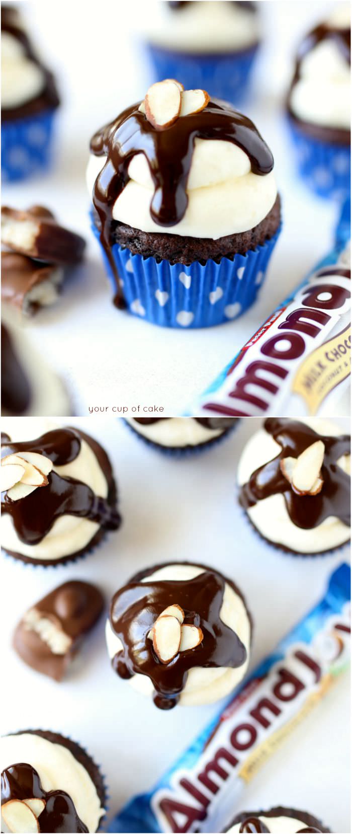 These Almond Joy Cupcakes