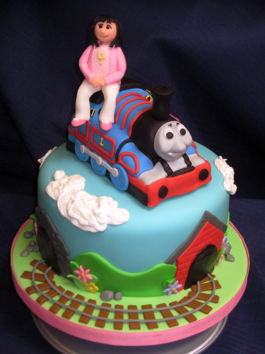 Thomas the Train Cake Girl