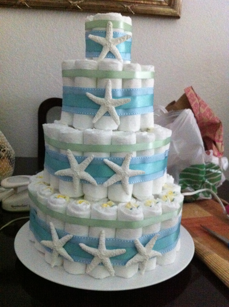 Under the Sea Diaper Cake