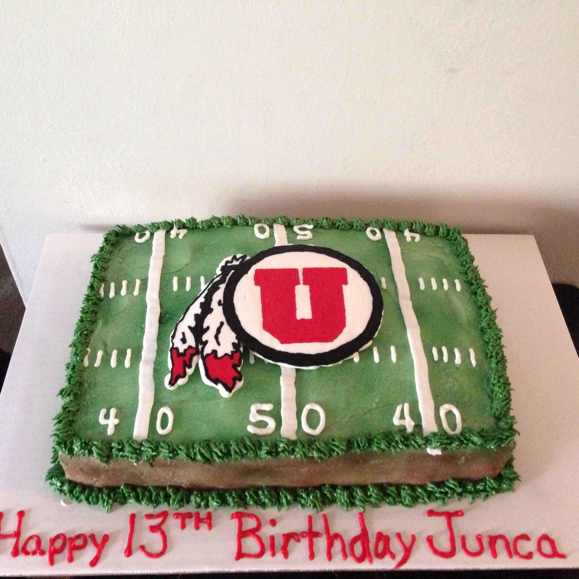 Utah Utes Birthday Cakes