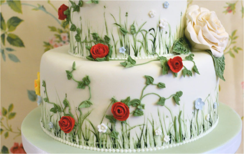 Wild Flower Birthday Cake