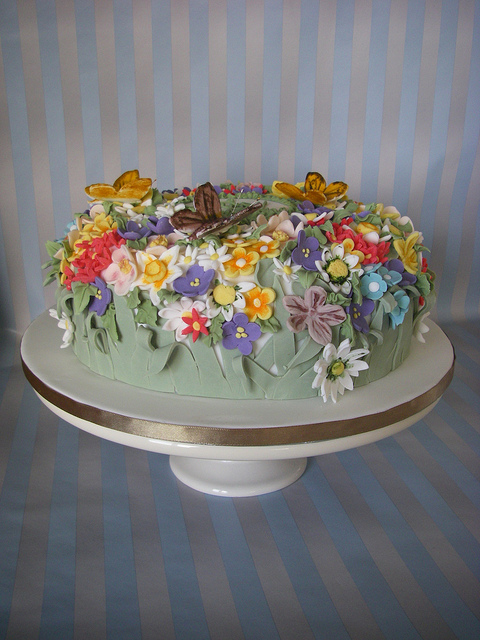 Wild Flower Birthday Cake