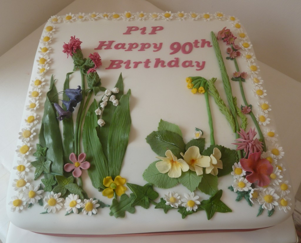 Wild Flower Birthday Cake