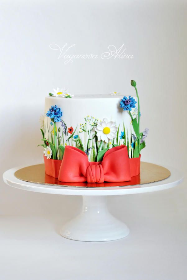 Wildflower Birthday Cake