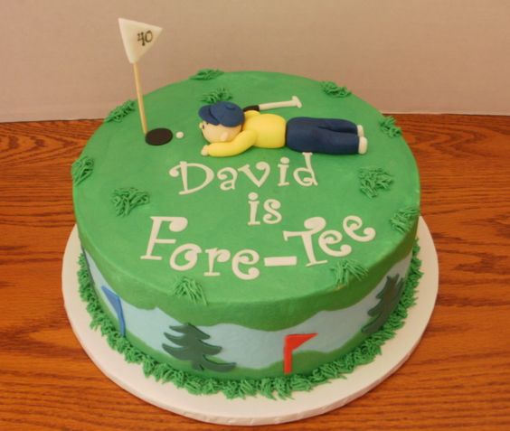 40th Birthday Cake Ideas for a Golfer