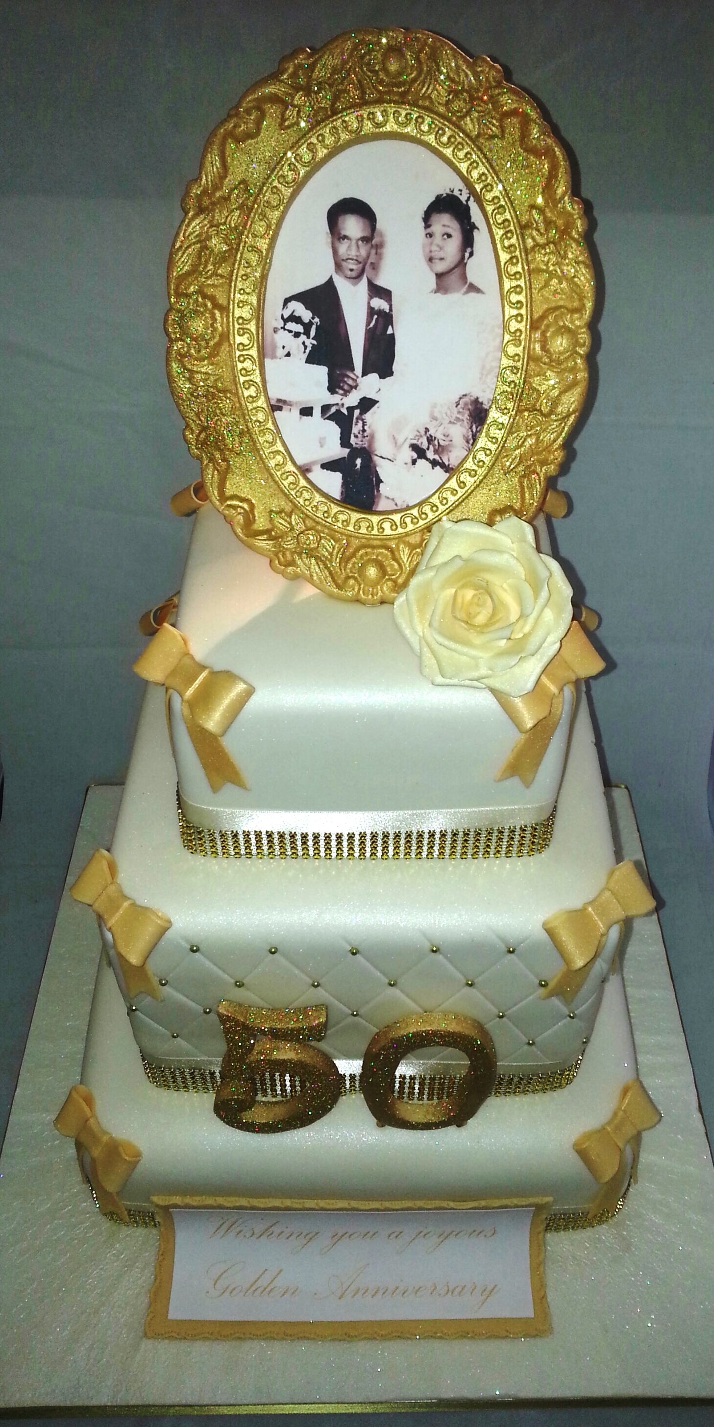 50th Wedding Anniversary Cake