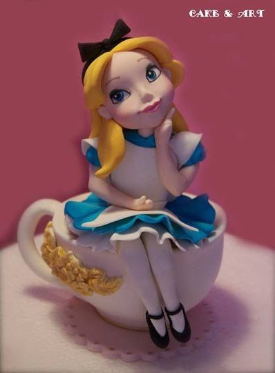 Alice in Wonderland Fondant Cake