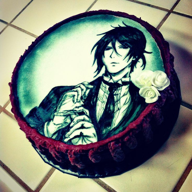 Anime Black Butler Birthday Cake