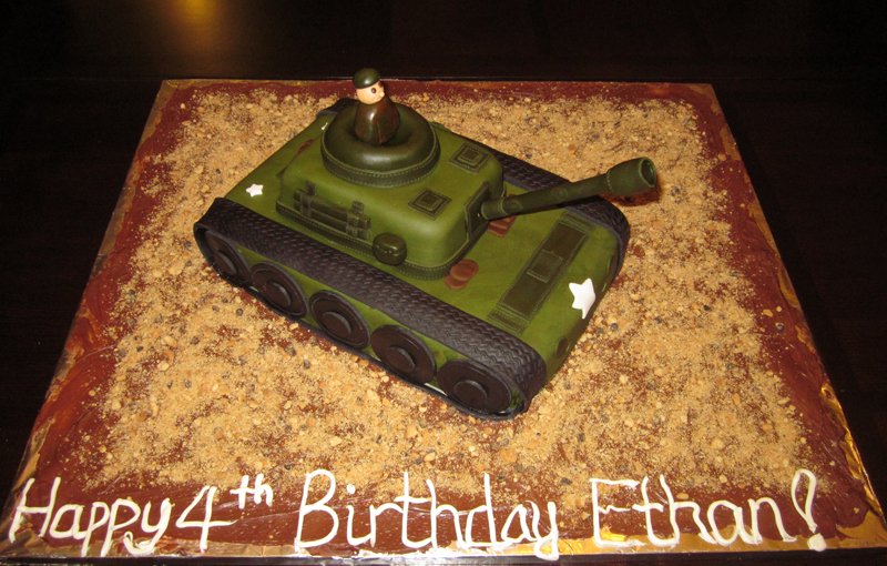 Army Tank Birthday Cake Ideas