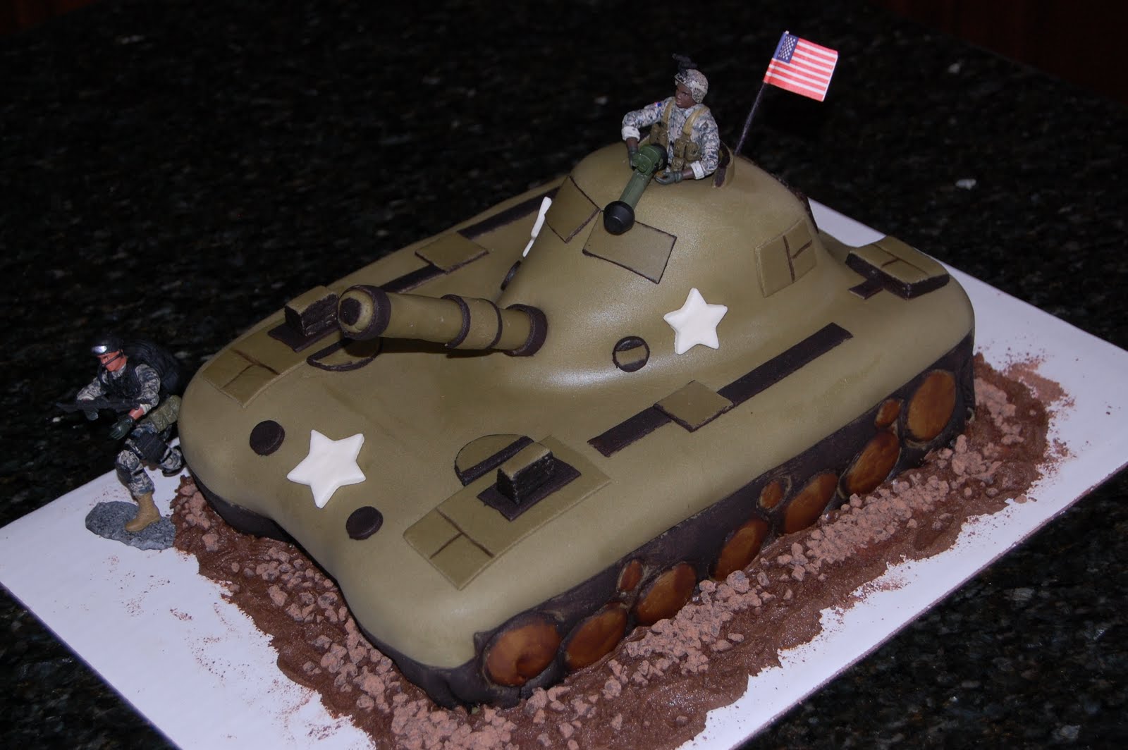 Army Tank Birthday Cake