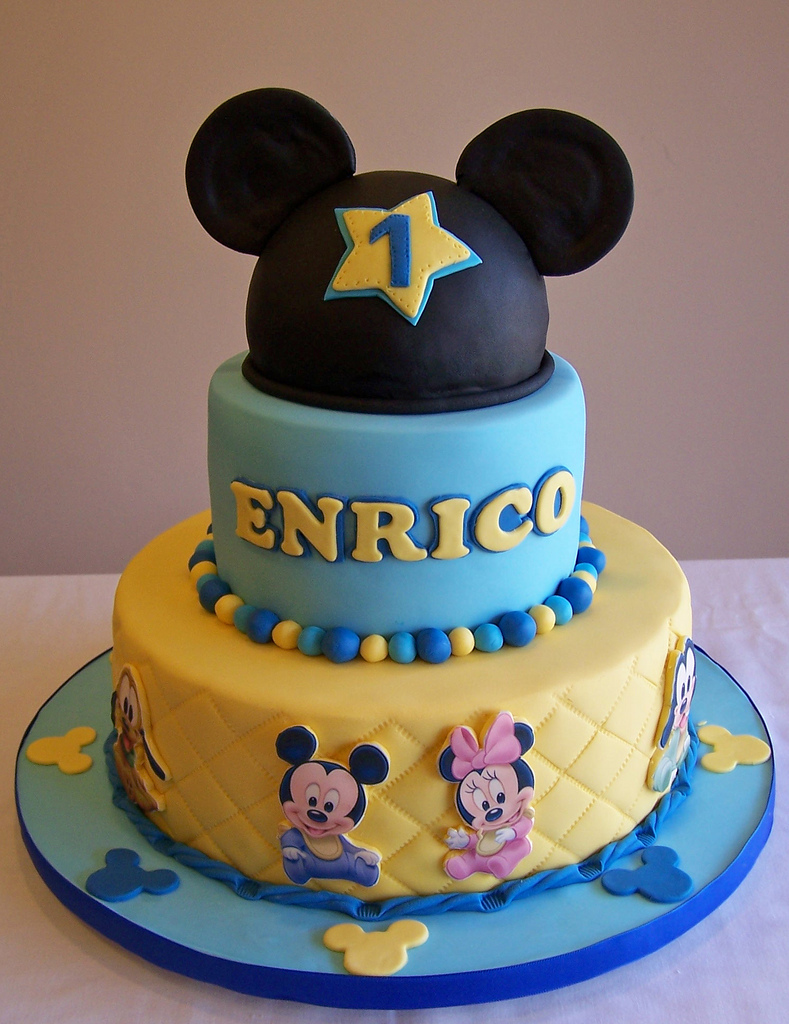 Baby Mickey Mouse Cake