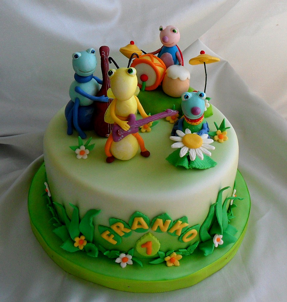 Big Bugs Band Cake