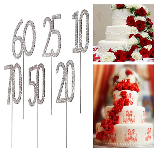 Birthday Number Cake Topper