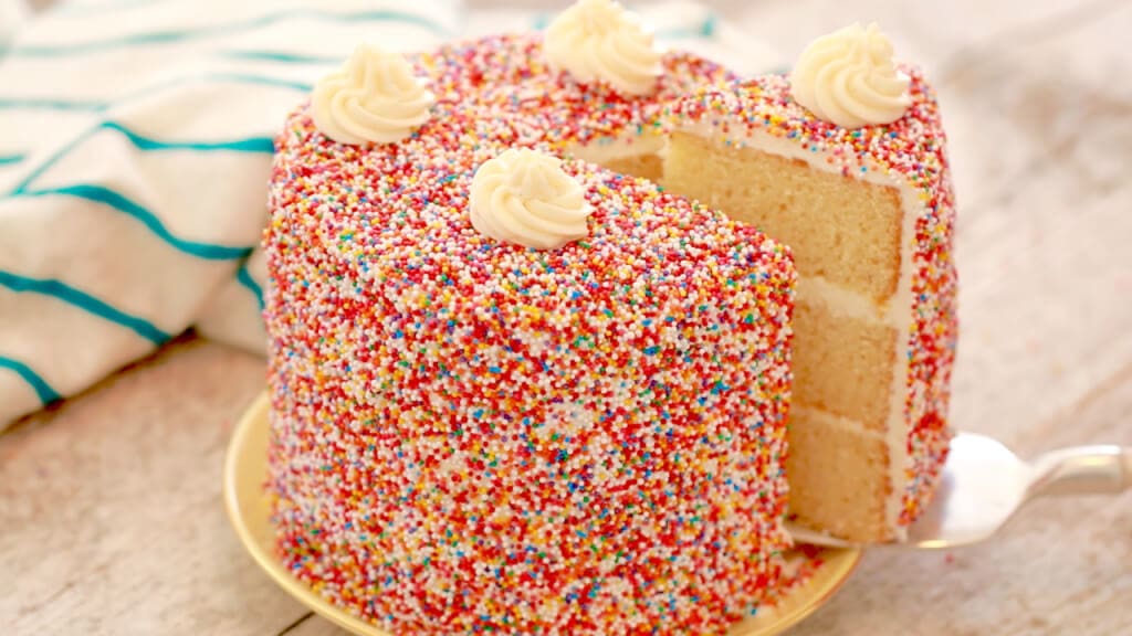 Birthday Vanilla Cake Recipe