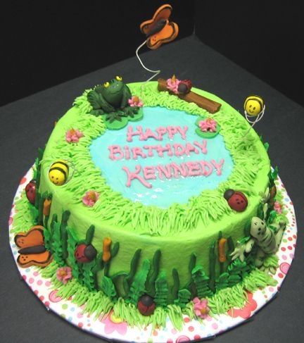 Bug Themed Birthday Cake