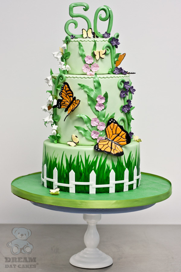 6 Photos of Nature Themed Birthday Cakes