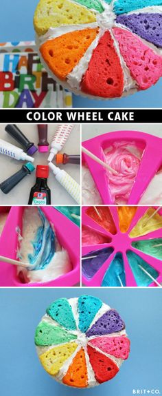 Cake Color Wheel Projects