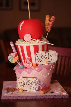 Carnival Theme Birthday Cake